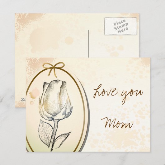 Liebe Sie Mama, Postkarte (Vorne/Hinten)