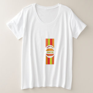 Liebe Sie Mama - Retro farbenfrohe Mutter Tag T - Große Größe T-Shirt