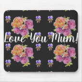 Liebe Sie Mama Rose Blumenrechner Maus Mat Pad Mousepad (Vorne)