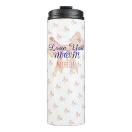 Liebe Sie Mama Skript Stilvolle Modern Mothers Day Thermosbecher