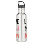 Liebe Sie Mama Stahlwasserflasche Edelstahlflasche (Rückseite)