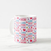 Liebe Sie Mama Sweet Mama Quotes Kaffeetasse (Vorderseite Links)