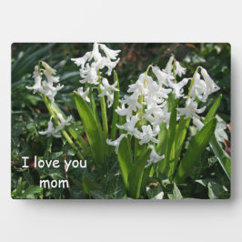 Liebe Sie Mama Tabletop Plaque mit Easel Fotoplatte