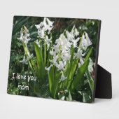 Liebe Sie Mama Tabletop Plaque mit Easel Fotoplatte (Seite)