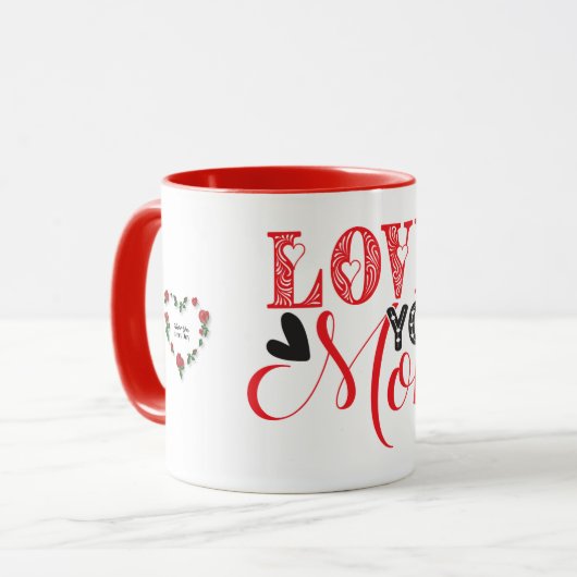 LIEBE SIE MAMA TASSE (Vorderseite Links)