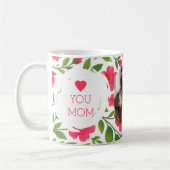 "Liebe Sie Mama Tasse - Red Blume Design & Foto (Links)