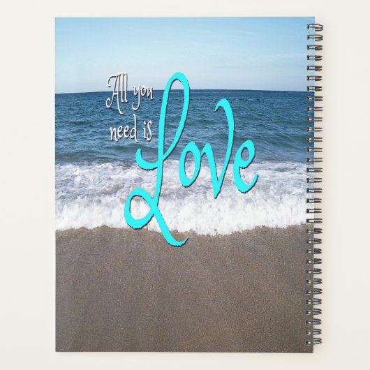 Liebe Sie, Mama Verschönert Schöne Blume 4 phos Planer (Rückseite)