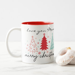 Liebe Sie Mama Weihnachtsbaum Snowflake Tasse