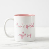 Liebe Sie Mama Zweifarbige Tasse (Links)