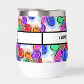 Liebe Sie Mami Farbige Künstlerische Blume Liebe (Rechts)