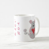 Liebe Sie - Maus Kaffeetasse (VorderseiteRechts)