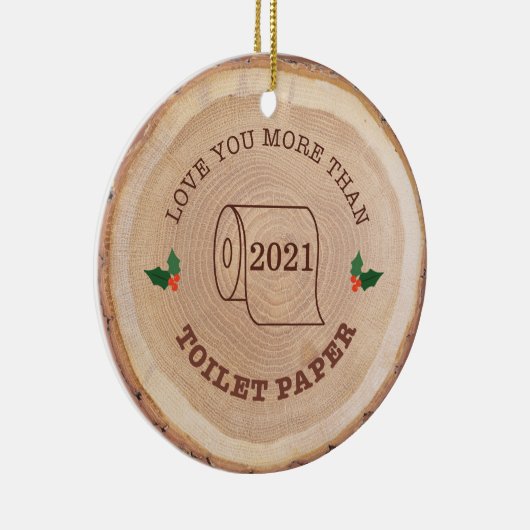 Liebe Sie mehr als Anhänger Papier Holzschnitt Fot Keramik Ornament (Rechts)