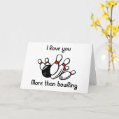 LIEBE SIE ***MEHR ALS BOWLING*** BIRTHTAGKARTE KARTE (Gelbe Blume)