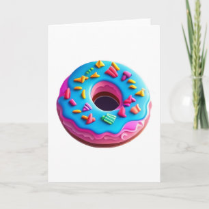 Liebe Sie mehr als Donuts Grußkarte Feiertagskarte