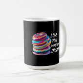 Liebe Sie mehr als Donuts Kaffeetasse (VorderseiteRechts)