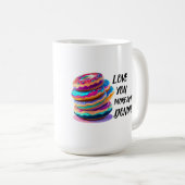 Liebe Sie mehr als Donuts Kaffeetasse (VorderseiteRechts)