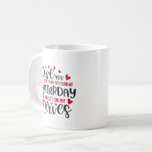 Liebe Sie mehr als gestern Kaffeetasse (Vorderseite Links)