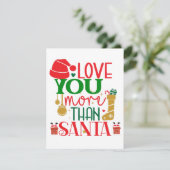 Liebe Sie mehr als Weihnachten Weihnachten (Stehend Vorderseite)