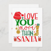 Liebe Sie mehr als Weihnachten Weihnachten (Vorne/Hinten)