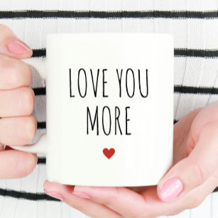 Liebe Sie mehr Freund Valentinstag Geschenk Kaffeetasse