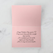 Liebe Sie mehr jeden Tag Feiertagskarte (Innenseite)