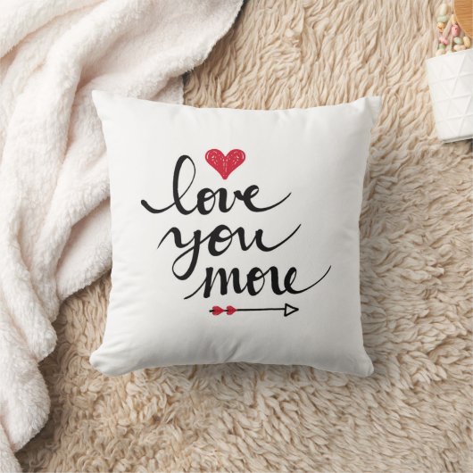 Liebe Sie mehr Kissen (Decke)