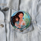 Liebe Sie mehr Mutter mit Kindern Button (Beispiel)