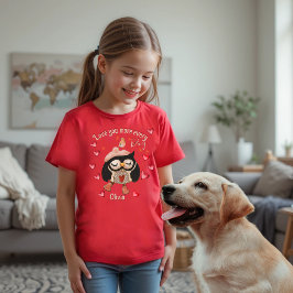 Liebe Sie mehr Owl Red T - Shirt