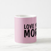 LIEBE SIE MEHR Pink KAFFEE MUGS Kaffeetasse (Mittel)