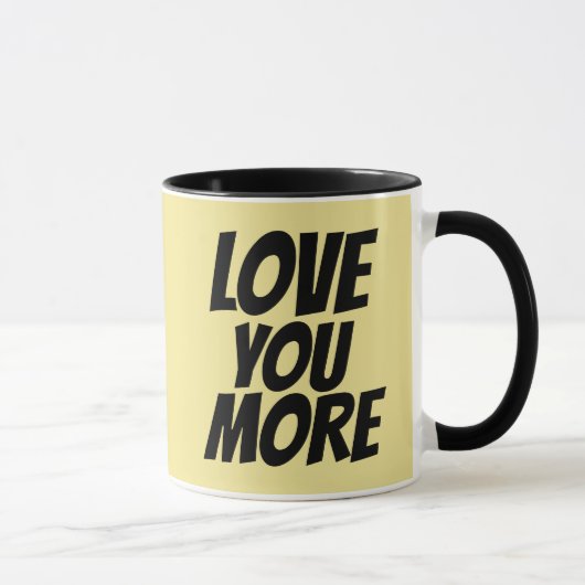 LIEBE SIE MEHR, romantische Kaffeekuchen Tasse (Rechts)