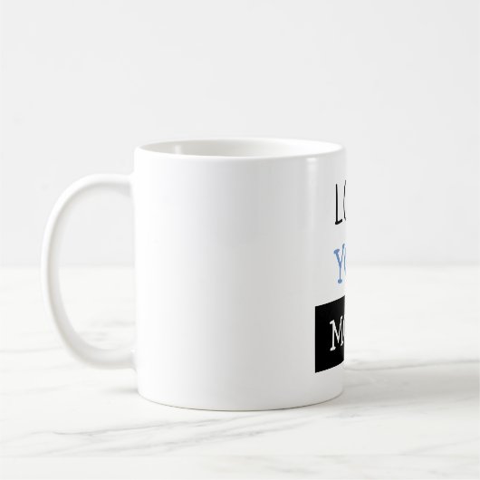 "Liebe Sie mehr" Tasse (Links)