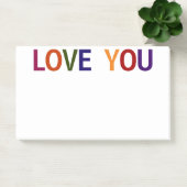 Liebe Sie mehrfarbig 10 x 6 Post-it Klebezettel (Büro)