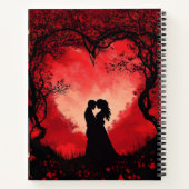 Liebe sie mit Valentaine Notizblock (Rückseite)