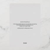 Liebe Sie Mond-neutrale Babydusche Folieneinladung (Rückseite)