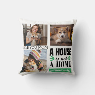 Liebe Sie Mum benutzerdefinierte 3-Foto-Collage mi Kissen