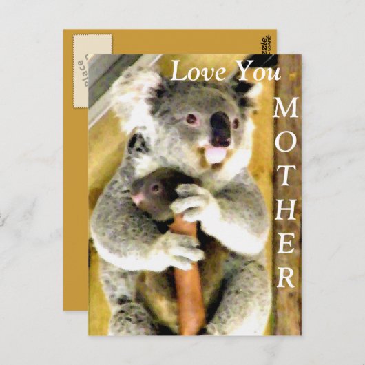 Liebe Sie, Mutter_ Postkarte (Vorne/Hinten)