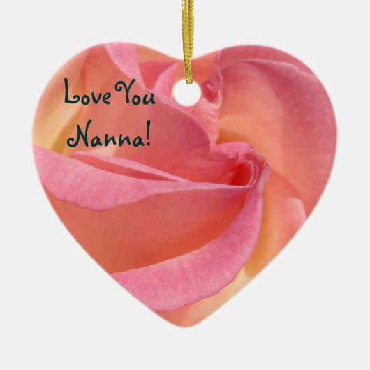 Liebe Sie Nanna! Geschenke Keramikornament (Vorne)