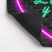Liebe Sie Neon signieren Maus Pad Mousepad (Ecke)