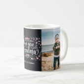 Liebe Sie Oma 2 Foto Großmutter Geschenk Kaffeetasse (VorderseiteRechts)