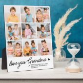 Liebe Sie Oma Custom Modern Simple 9 Foto Fotoplatte (Seite)