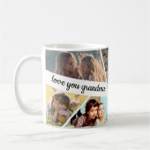 Liebe Sie Oma Fotomaterial Handgeschriebenen Text Kaffeetasse (Links)