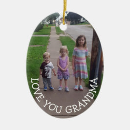 Liebe Sie Oma, Weihnachtsgeschenk zu Weihnachten Keramik Ornament