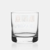 Liebe Sie Opa 3 Foto Whiskyglas (Rückseite)
