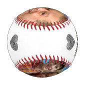 Liebe Sie Opa Custom Foto Collage Achtung Baseball (Rückseite)