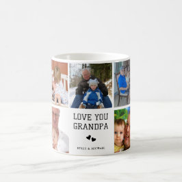 Liebe Sie Opa | Custom Foto Collage Coffee Tasse