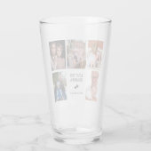 Liebe Sie, Opa | Custom Foto Collage Glass Cup Glas (Rückseite)