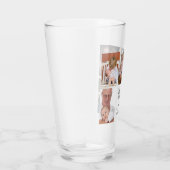 Liebe Sie, Opa | Custom Foto Collage Glass Cup Glas (Rechts)
