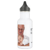 Liebe Sie Opa Custom Foto Collage Wasser Flasche Edelstahlflasche (Links)