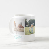 Liebe Sie Opa | Drei FotoCollage Kaffeetasse (Vorderseite Links)