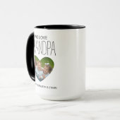 Liebe Sie Opa Foto Kaffee Tasse (Vorderseite Links)